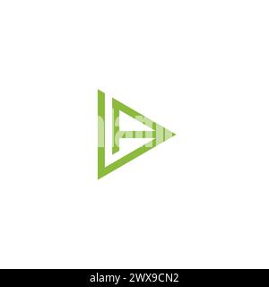 LB Logo Design. Letter BL Logo Vector Stock Vector