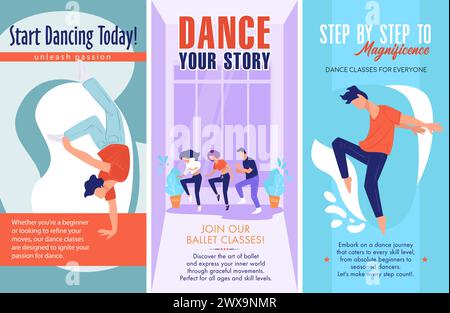 Elegant Ballet Dance Sequence Stock Vector