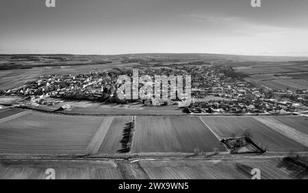 Raggendorf Luftbild Weinviertel Luftbild Matzen Stock Photo