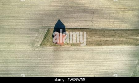 Raggendorf Luftbild Stock Photo