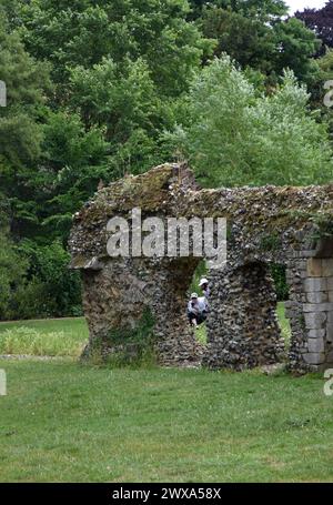 abbey ruins, bury st edmunds Stock Photo