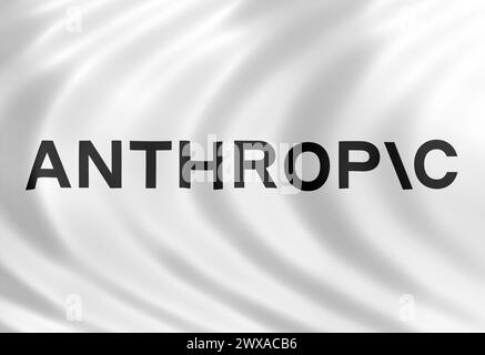 Anthropic company logo Stock Photo