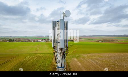 Mobile phone antenna Stock Photo