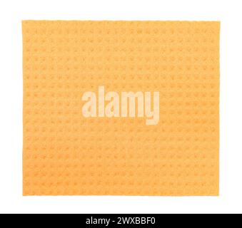 Foaming sponge for washing dishes on a white background. Isolate wipes for cleaning and washing Stock Photo