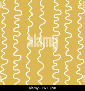 Wavy line curve linear wave free form. Expressive abstract vector backgrounds. Hand drawn doodle wavy squiggles. Vector illustration. Stock Vector