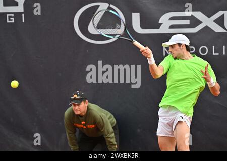 Naples, Italy. 29th Mar, 2024. Naples - Challenger Tour Naples Tennis Cup In the photo: Arthur Gea Editorial Usage Only Credit: Independent Photo Agency/Alamy Live News Stock Photo