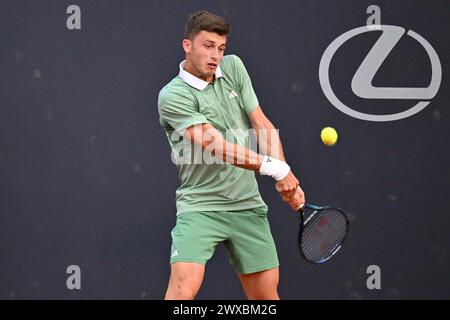 Naples, Italy. 29th Mar, 2024. Naples - Challenger Tour Naples Tennis Cup In the photo: Luca Nardi Editorial Usage Only Credit: Independent Photo Agency/Alamy Live News Stock Photo