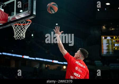 Madrid, Spain. 29th Mar, 2024. March 29, 2024, Madrid, Spain. Turkish Airlines EuroLeague Basketball game Real Madrid vs Crvena Zvezda, round 32 at WiZink Center in Madrid 900/Cordon Press Credit: CORDON PRESS/Alamy Live News Stock Photo