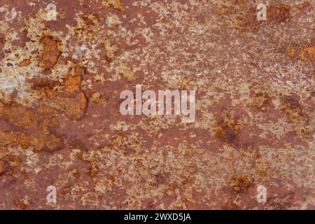 Texture of painted rusty metal. Very old rusty metal surface.. Stock Photo