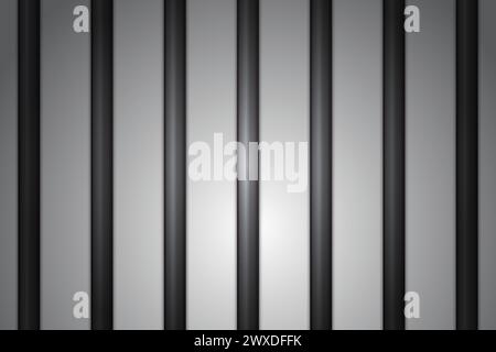 Prison Jail Bars Vector Illustration Stock Vector