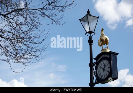 Clock outside Tottenham Hotspur Stadium, White Hart Lane, London ...