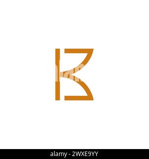 KB Logo Simple Design. Letter BK Icon Stock Vector