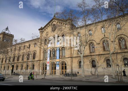 Universitat de Barcelona, Gran Via de les Corts Catalanes, Barcelona, Katalonien, Spanien Stock Photo