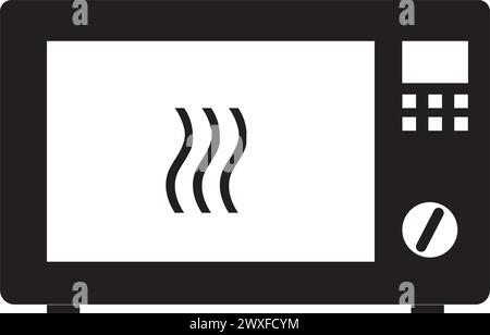 microwave oven icon vector illustration logo design Stock Vector