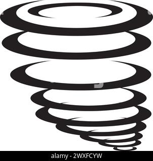 tornado icon vector illustration symbol design Stock Vector