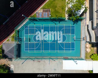 Phuket, Thailand - February 17, 2024: A drone aerial view of an outdoor ...