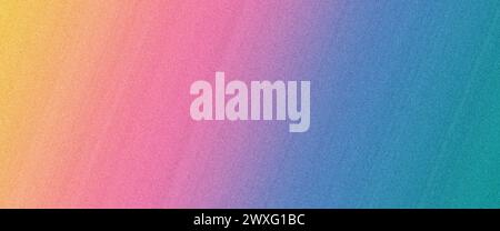 Abstract colored gradient background with noise. Top view, close-up Stock Photo