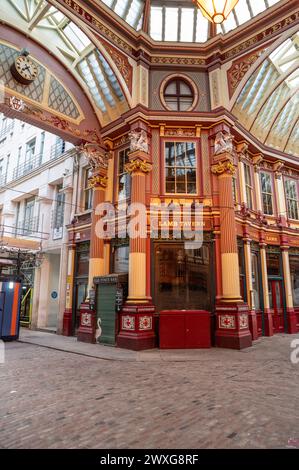 London, UK - March 24, 2024 : Leadenhall Market in London. UK. Stock Photo