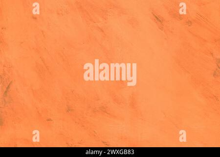 Orange Bright Paint Surface Blank Abstract Background Texture Backdrop. Stock Photo