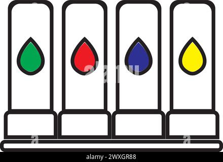 printer ink icon vector illustration symbol design Stock Vector