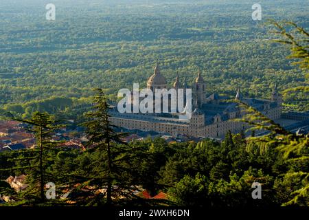 Monastery of San Lorenzo de El Escorial (Spain) Stock Photo