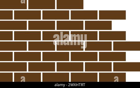 Pile of bricks icon,vector illustration design template background. Stock Vector