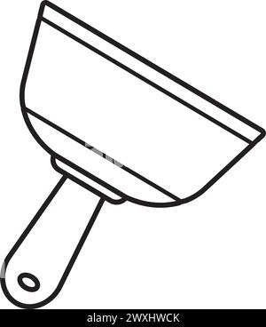 Scraper Icon Vector, Spatula Trendy Design illustration Stock Vector