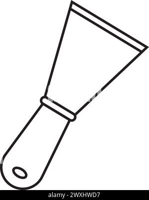 Scraper Icon Vector, Spatula Trendy Design illustration Stock Vector