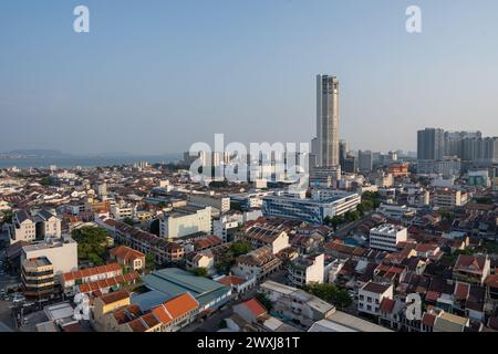 The Cityscape of Georgetown on Penang in Malaysia Asia Stock Photo - Alamy