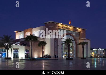 Marrakesh, Morocco - January 29 2018: Marrakesh Station (French: Gare de Marrakech, Arabic: محطة القطار مراكش) is a railway station in Marrakesh, Moro Stock Photo