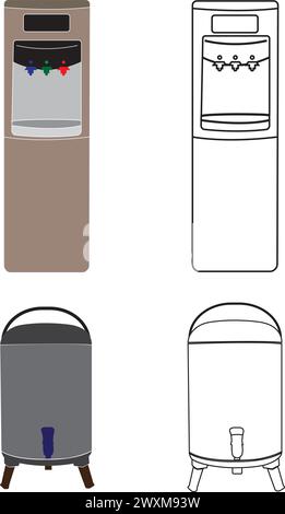 dispenser icon vector illustration symbol desigm Stock Vector