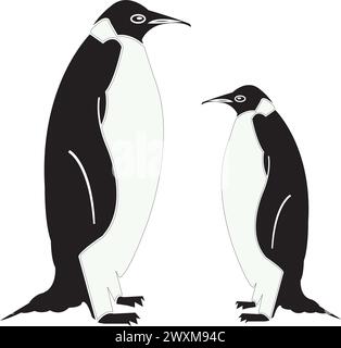 penguin icon vector illustration simple design Stock Vector