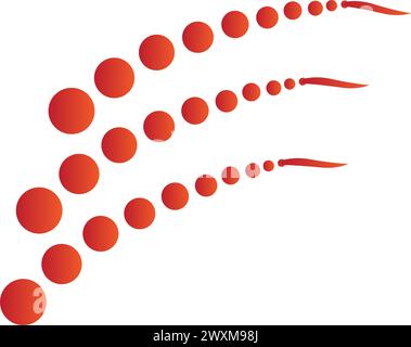 meteor logo vector illustration symbol design Stock Vector