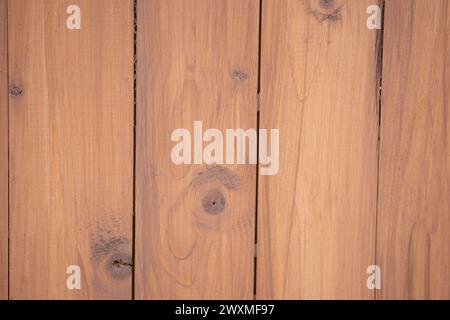 A closeup of wooden fence Stock Photo