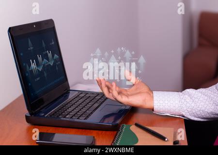 businessman makes significant investments for business growth Stock Photo