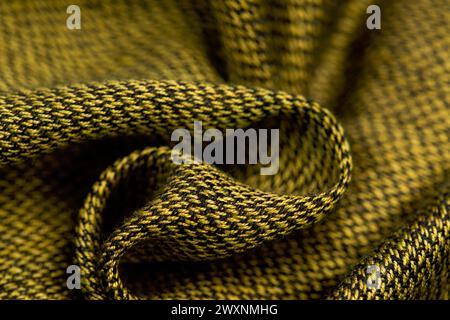A close-up of a textured fabric with a loop on top Stock Photo
