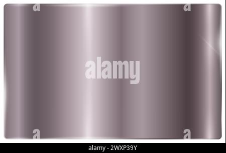 The metallic gradient background is dark purple. A pattern of shiny, metallic gradient. Stock Vector