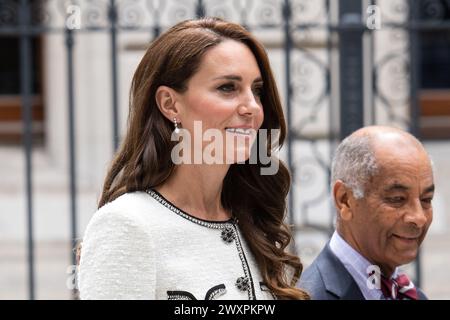 London, UK. 20 Jun, 2023. Pictured: Catherine - The Princess of Wales departs The National Portrait Gallery. Credit: Justin Ng/Alamy Stock Photo