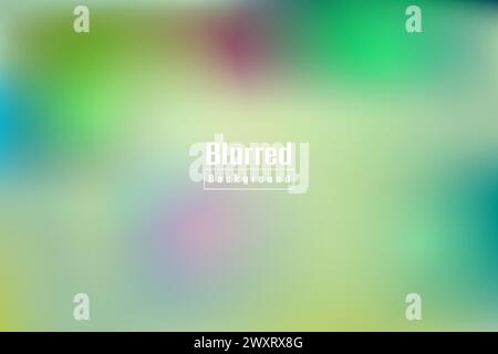 colorful abstract blurry background Stock Vector
