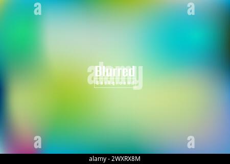 colorful abstract blurry background Stock Vector