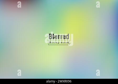 colorful abstract blurry background Stock Vector