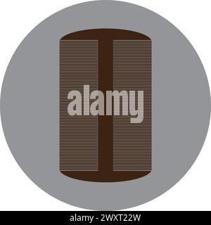 dandruff comb icon vector illustration symbol design Stock Vector