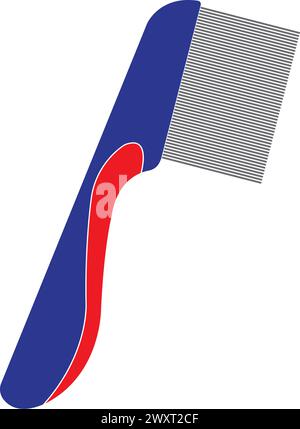 dandruff comb icon vector illustration symbol design Stock Vector