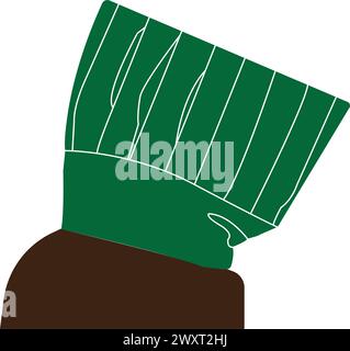 A chef's hat icon vector illusration simple design Stock Vector