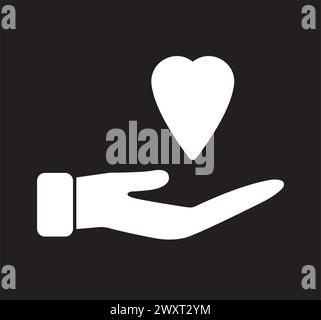 Donate icon vector illustration symbol design Stock Vector