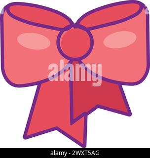 Red dressing jar for Easter gift basket. Bright minimalistic illustration for design of festive Easter banner. Cartoon vector element in thin stroke i Stock Vector