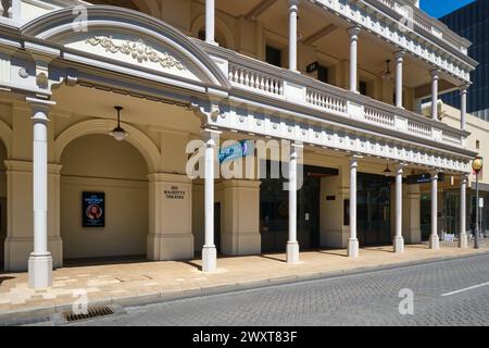 His Majesty's Theatre, an Edwardian Baroque theatre constructed from 1902-1904 in Hay Street in Perth city, Western Australia. Stock Photo