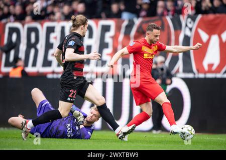 Jonas Lossl, Mads Bech (Midtjylland ), FEBRUARY 20, 2025 - Football ...