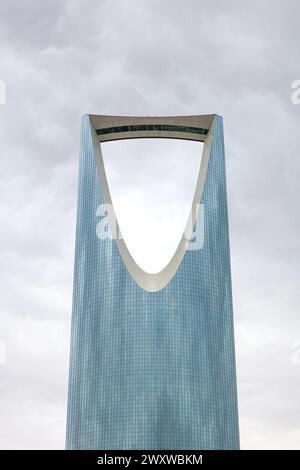 Riyadh, Saudi Arabia - April 1 2024, Kingdom Tower Al Mamlaka Business 