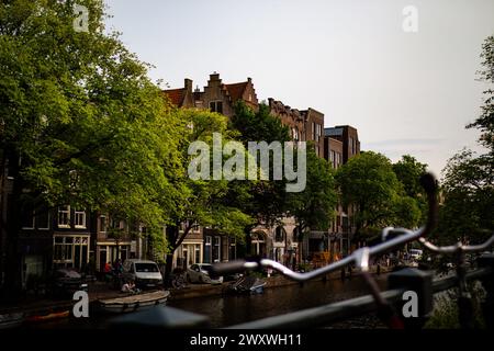 The canals of Amsterdam Stock Photo